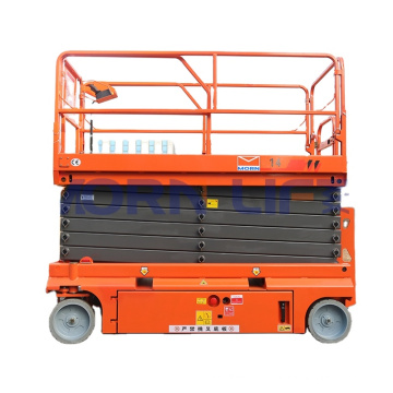 CE ISO factory Supply electric scissor lifts self moving aerial work platform/ mobile hydraulic lift